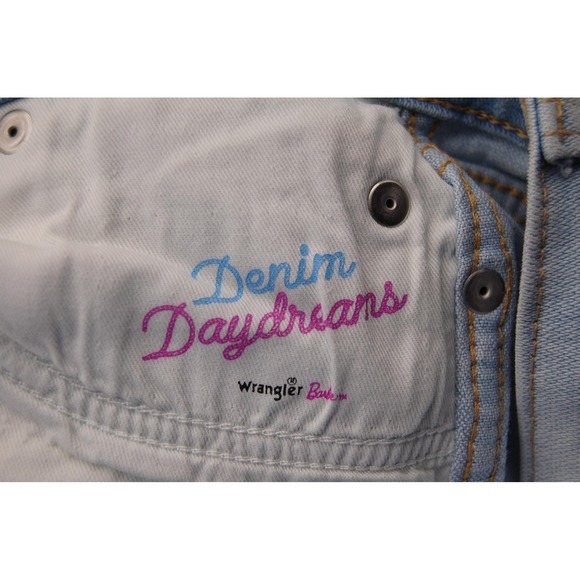 Wrangler Barbie Jeans Womens 16 Light Wash Bootcut Denim Daydreams Stretch - Picture 11 of 13